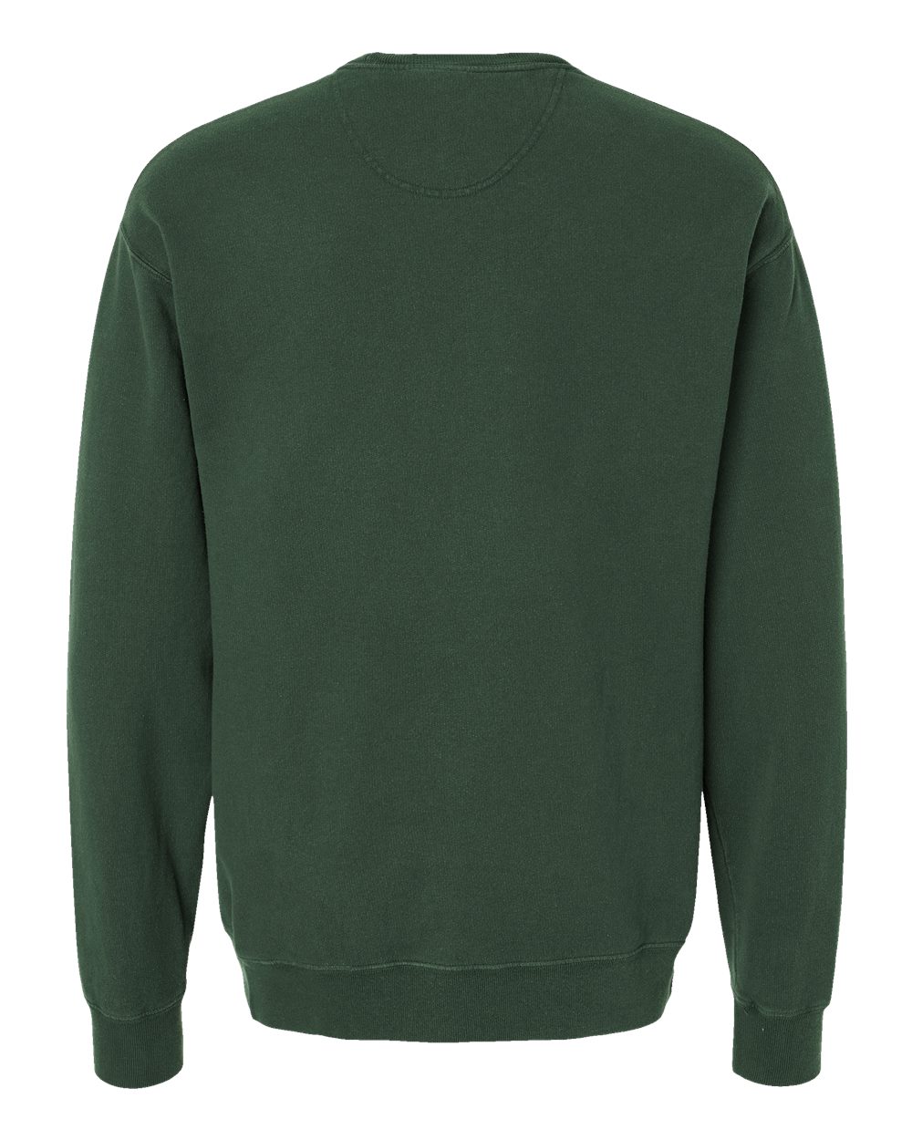 ComfortWash by Hanes GDH400 Unisex Garment-Dyed Crewneck Sweatshirt in Field Green, back