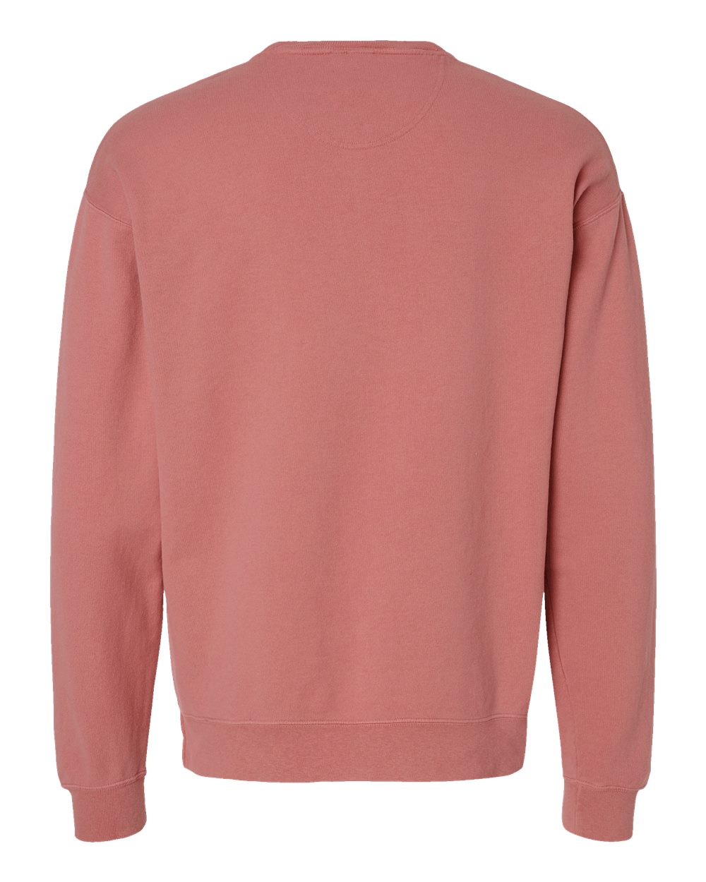 ComfortWash by Hanes GDH400 Unisex Garment-Dyed Crewneck Sweatshirt in Mauve, back