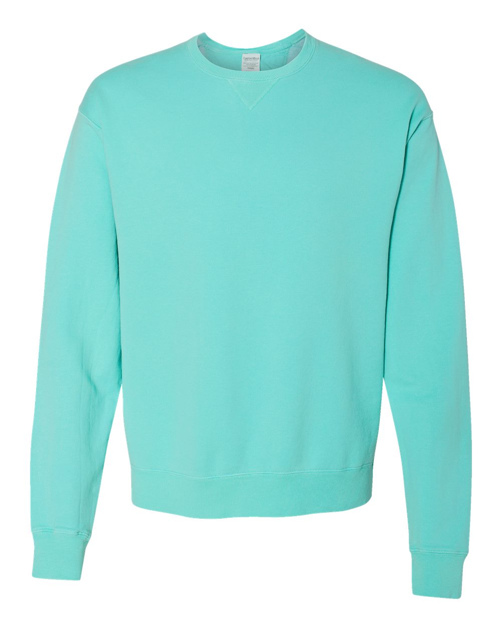 ComfortWash by Hanes GDH400 Unisex Garment-Dyed Crewneck Sweatshirt in Mint