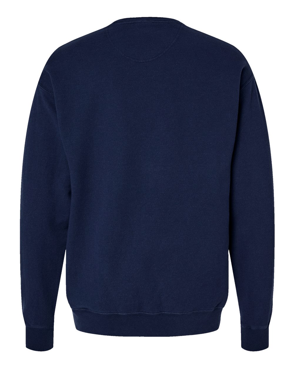 ComfortWash by Hanes GDH400 Unisex Garment-Dyed Crewneck Sweatshirt in Navy, back