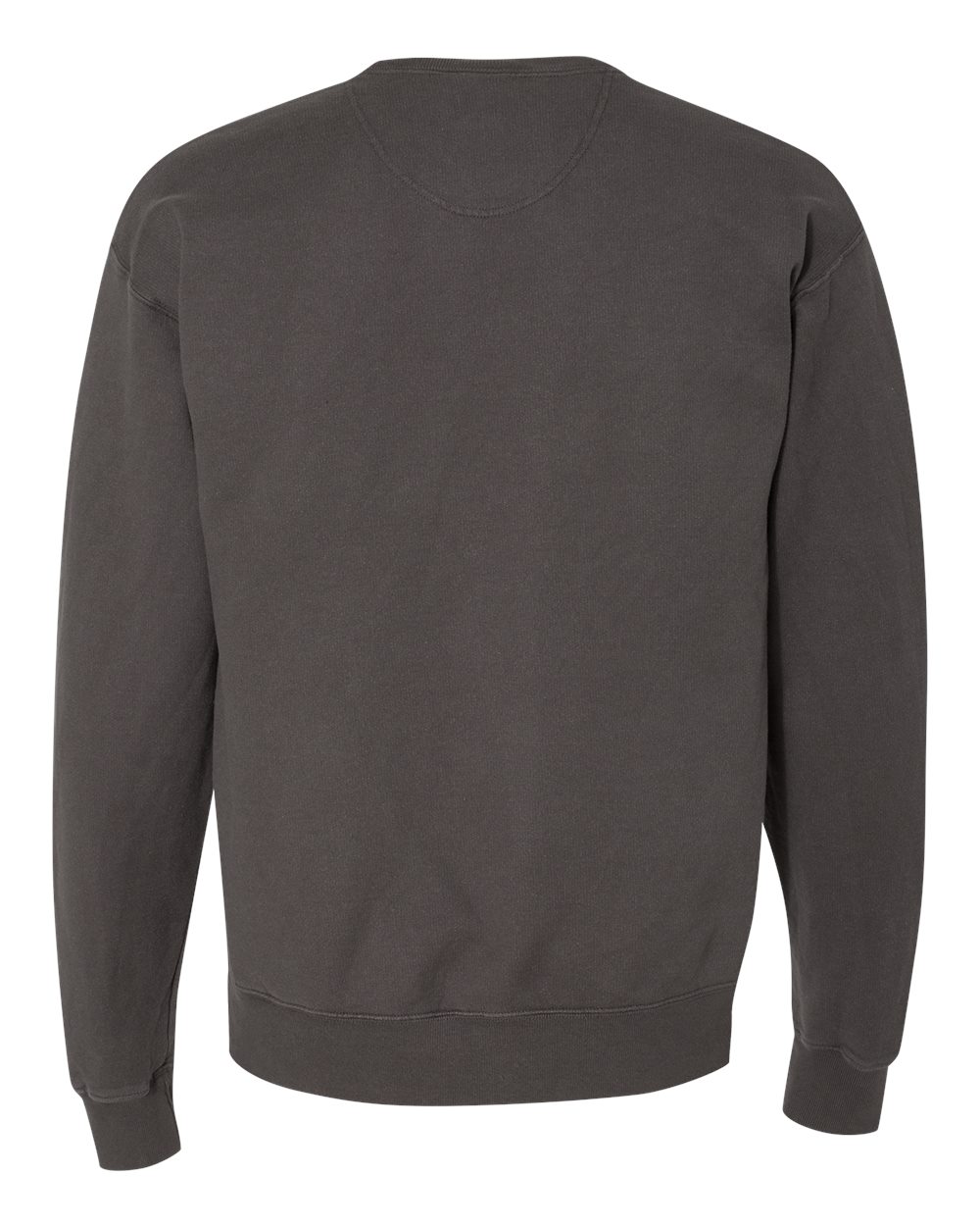 ComfortWash by Hanes GDH400 Unisex Garment-Dyed Crewneck Sweatshirt in New Railroad Grey, back