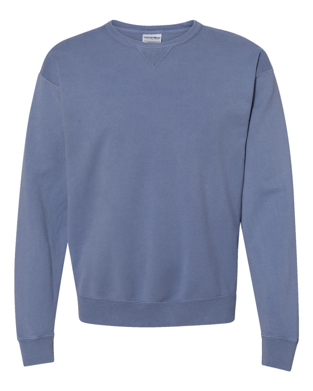 ComfortWash by Hanes GDH400 Unisex Garment-Dyed Crewneck Sweatshirt in Saltwater