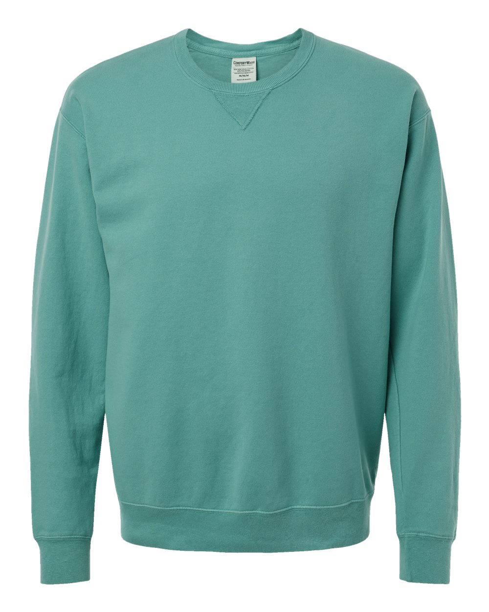 ComfortWash by Hanes GDH400 Unisex Garment-Dyed Crewneck Sweatshirt in Spanish Moss