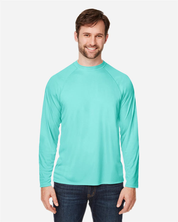 CORE365 CE110 Unisex Ultra UVP™ Marina Raglan Long Sleeve T-Shirt
