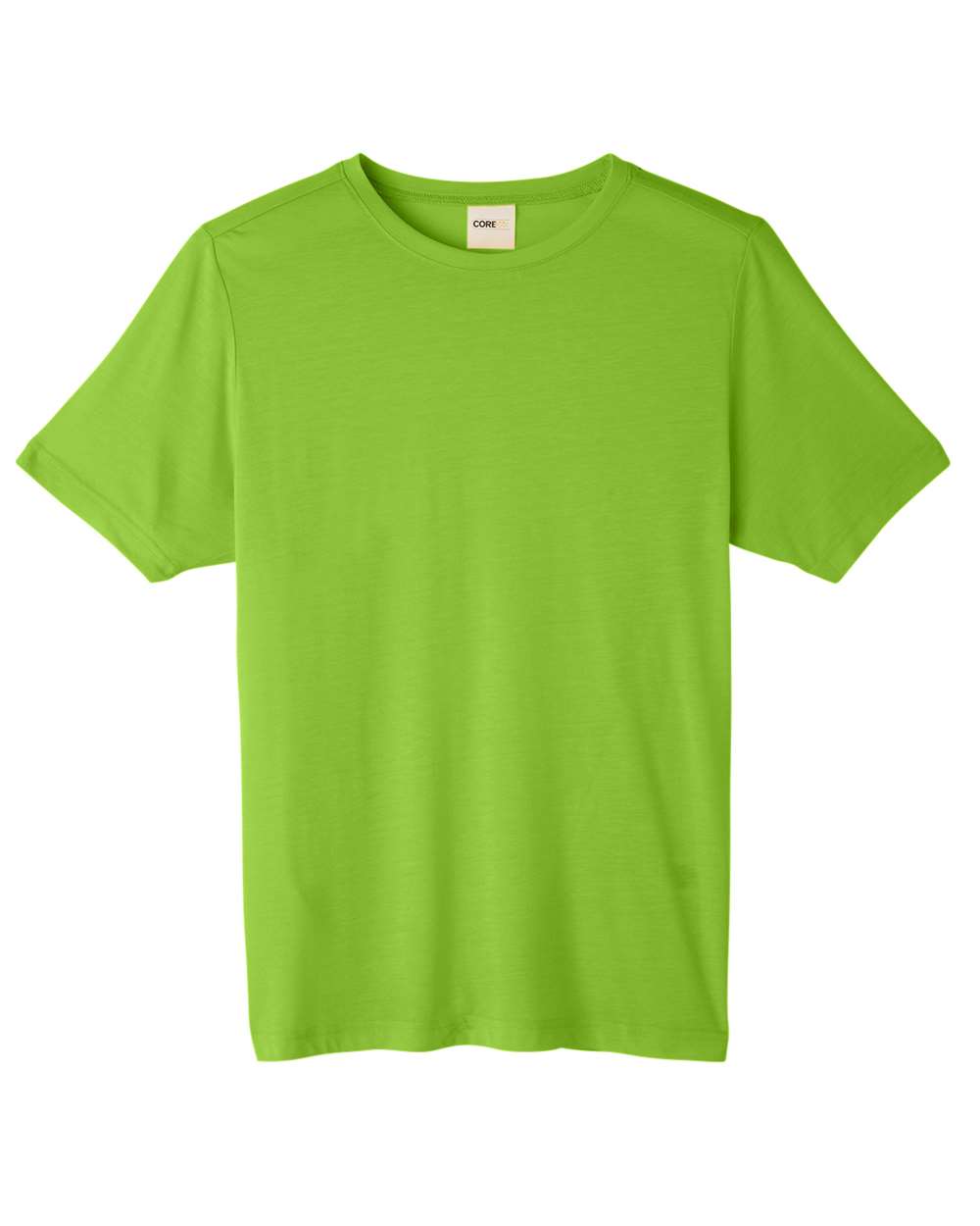 CORE365 CE111 Unisex Fusion ChromaSoft™ Performance T-Shirt in Acid Green