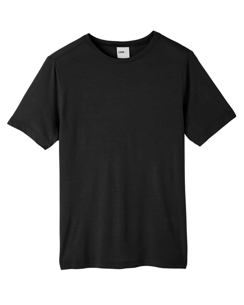 CORE365 CE111 Unisex Fusion ChromaSoft™ Performance T-Shirt in Black