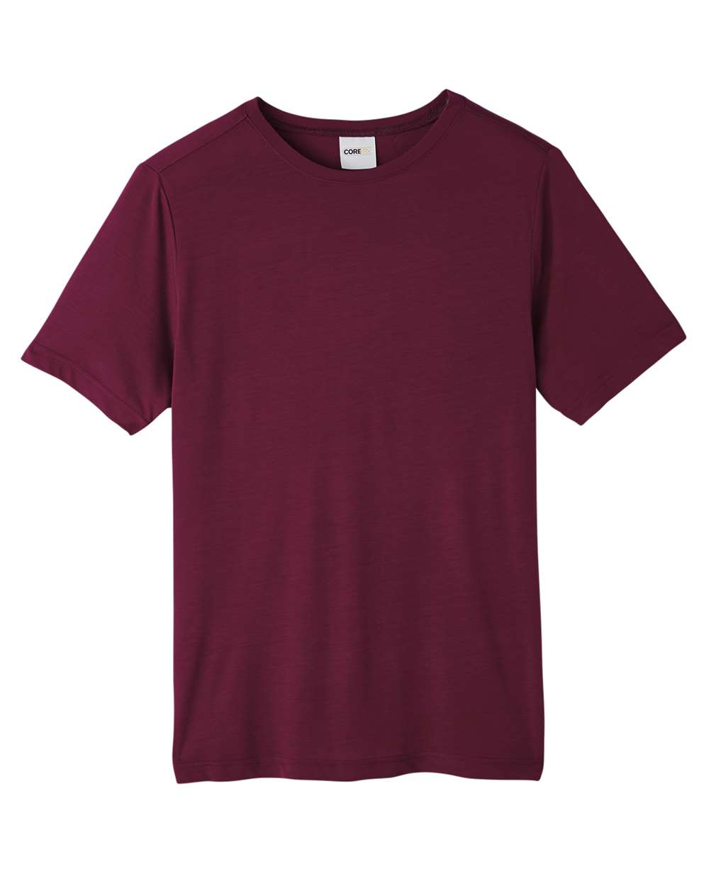 CORE365 CE111 Unisex Fusion ChromaSoft™ Performance T-Shirt in Burgundy