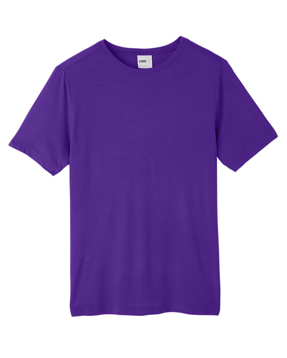 CORE365 CE111 Unisex Fusion ChromaSoft™ Performance T-Shirt in Campus Purple