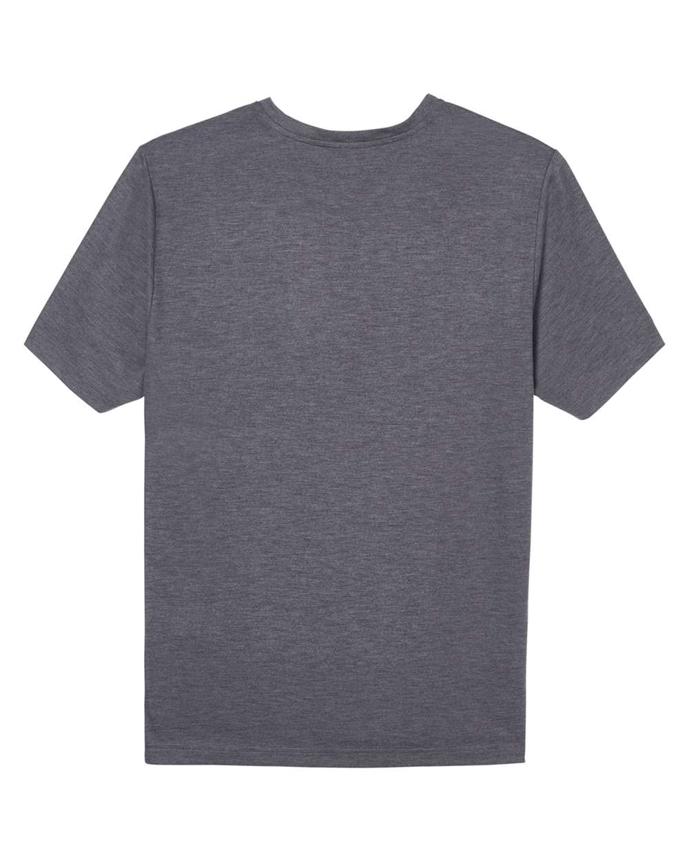 CORE365 CE111 Unisex Fusion ChromaSoft™ Performance T-Shirt in Carbon Heather, back