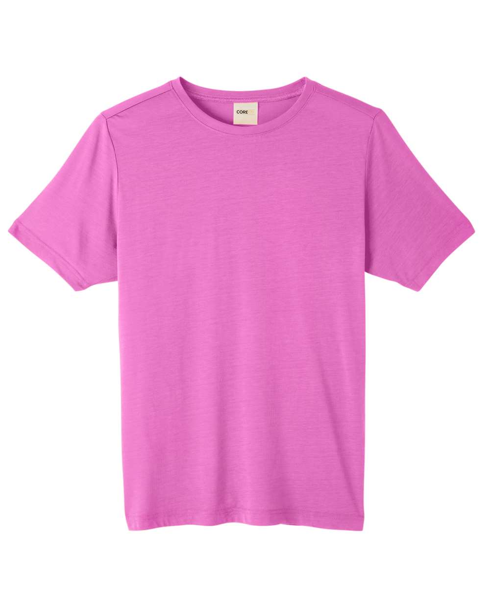 CORE365 CE111 Unisex Fusion ChromaSoft™ Performance T-Shirt in Charity Pink