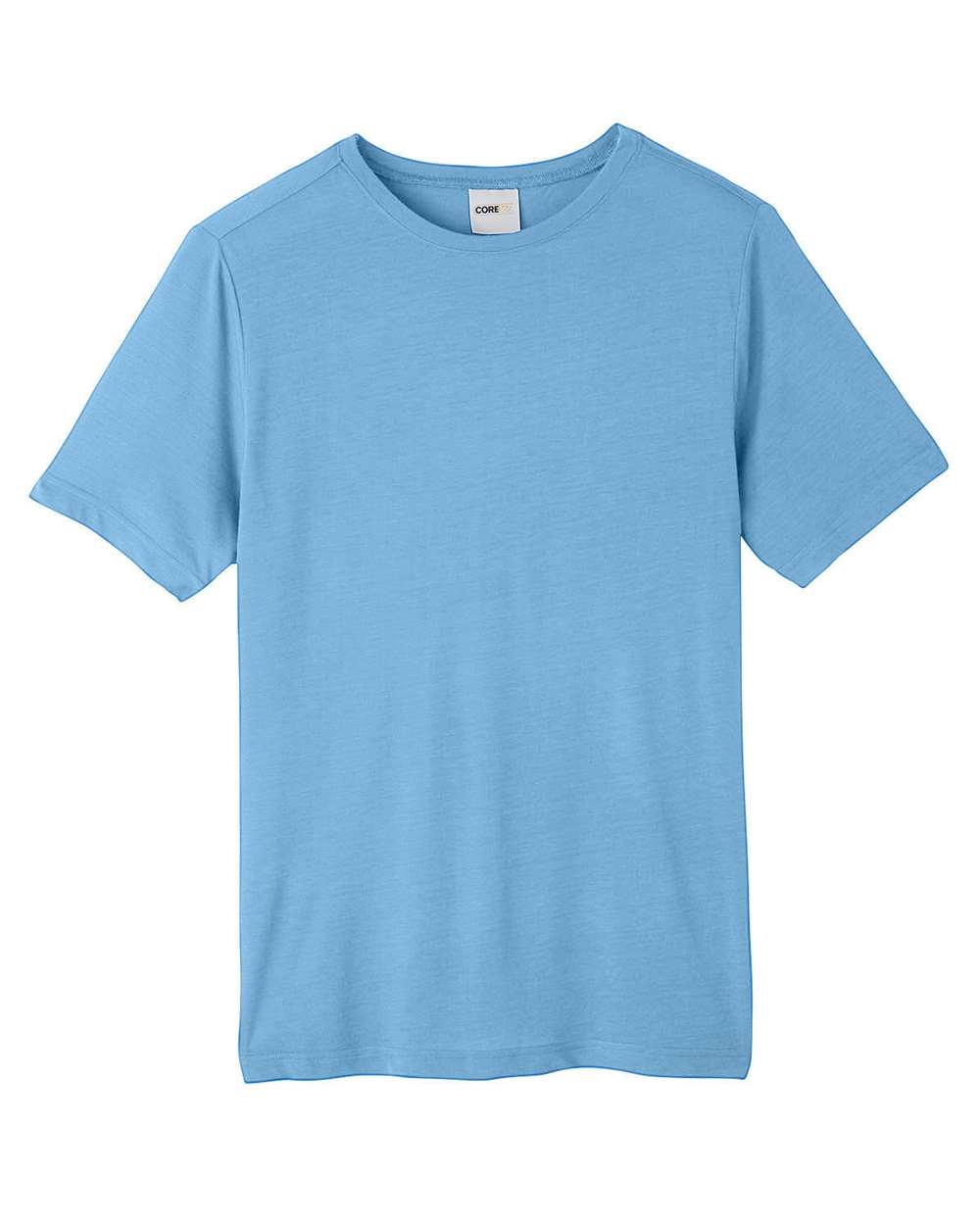 CORE365 CE111 Unisex Fusion ChromaSoft™ Performance T-Shirt in Columbia Blue