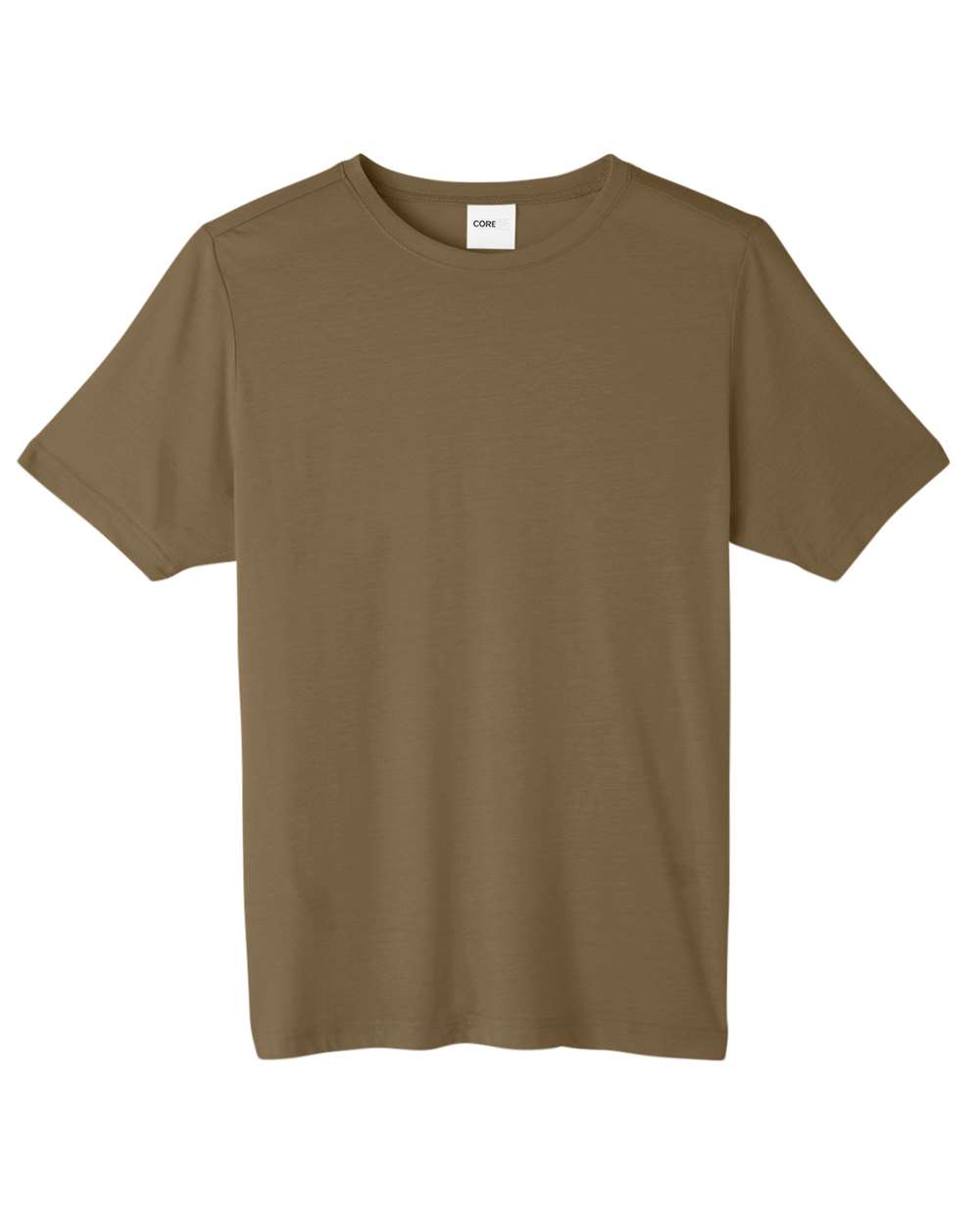 CORE365 CE111 Unisex Fusion ChromaSoft™ Performance T-Shirt in Coyote Brown