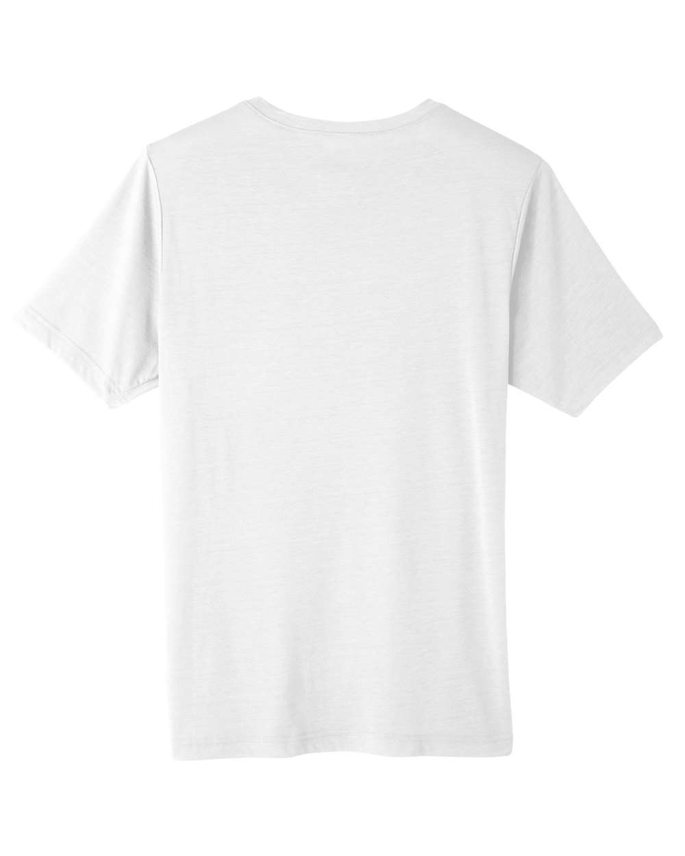 CORE365 CE111 Unisex Fusion ChromaSoft™ Performance T-Shirt in White, back