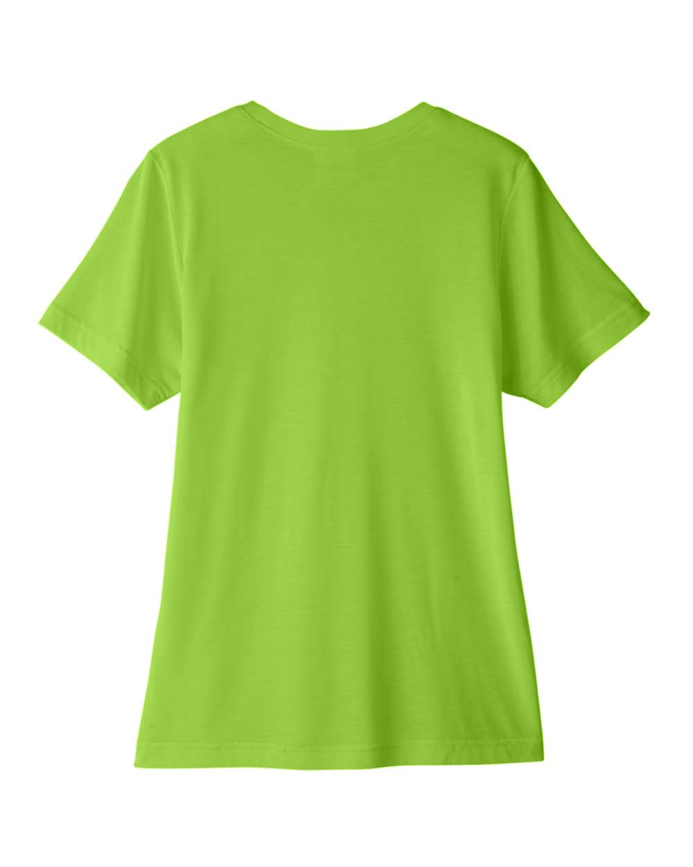 CORE365 CE111W Women's Fusion ChromaSoft™ Performance T-Shirt in Acid Green, back