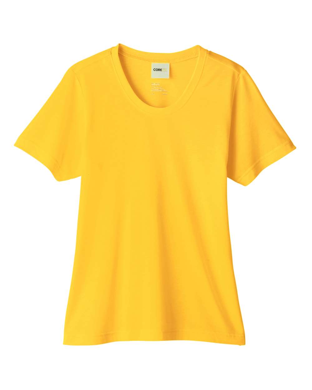 CORE365 CE111W Women's Fusion ChromaSoft™ Performance T-Shirt in Campus Gold