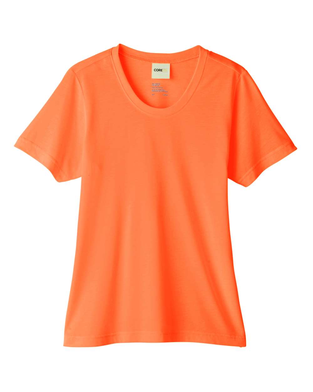 CORE365 CE111W Women's Fusion ChromaSoft™ Performance T-Shirt in Campus Orange