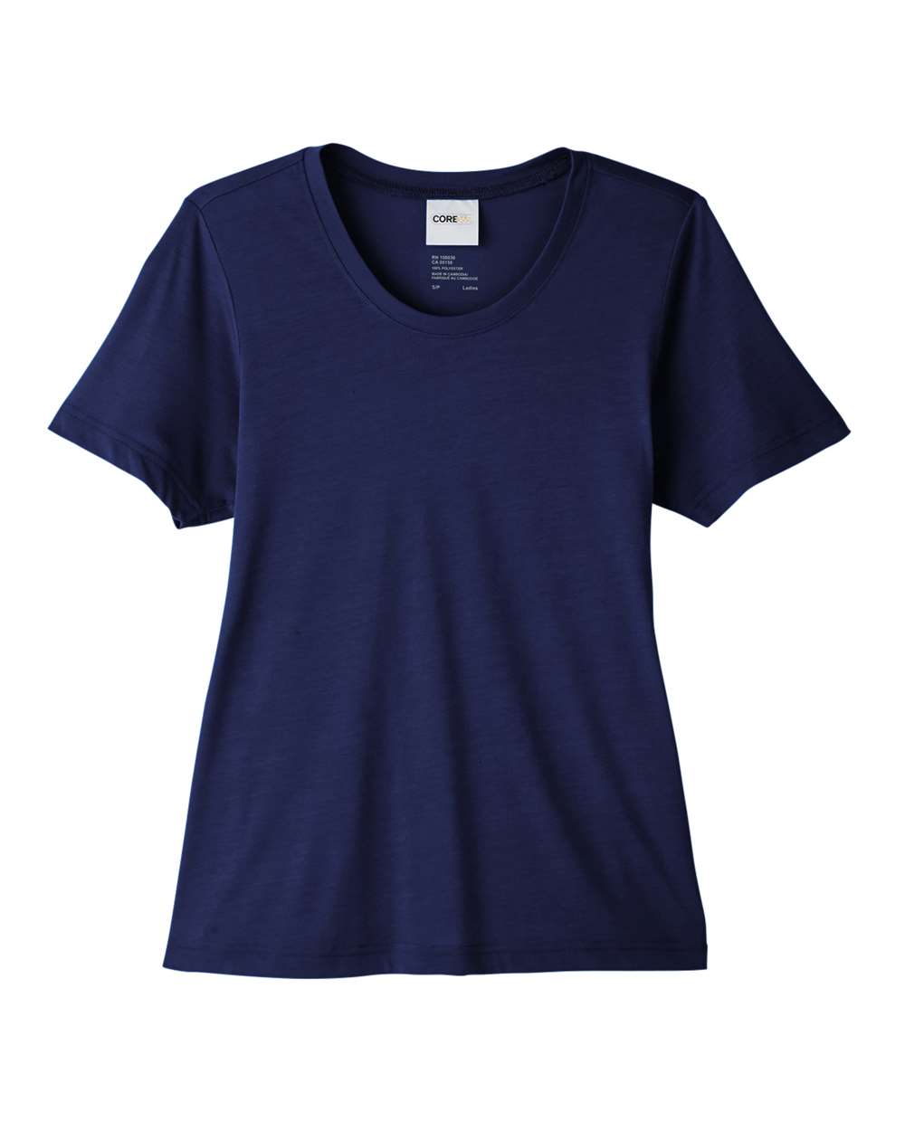 CORE365 CE111W Women's Fusion ChromaSoft™ Performance T-Shirt in Classic Navy