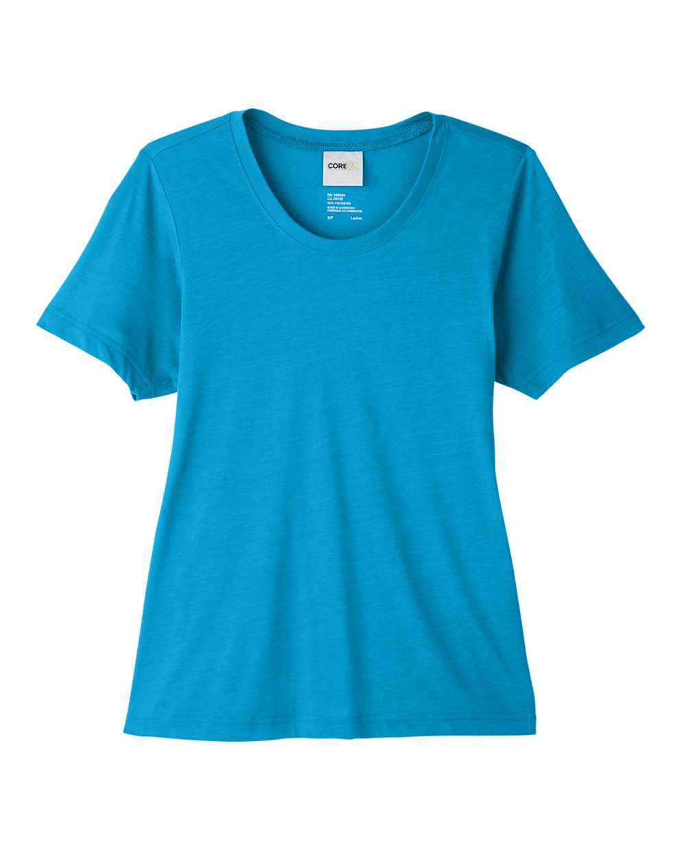 CORE365 CE111W Women's Fusion ChromaSoft™ Performance T-Shirt in Electric Blue