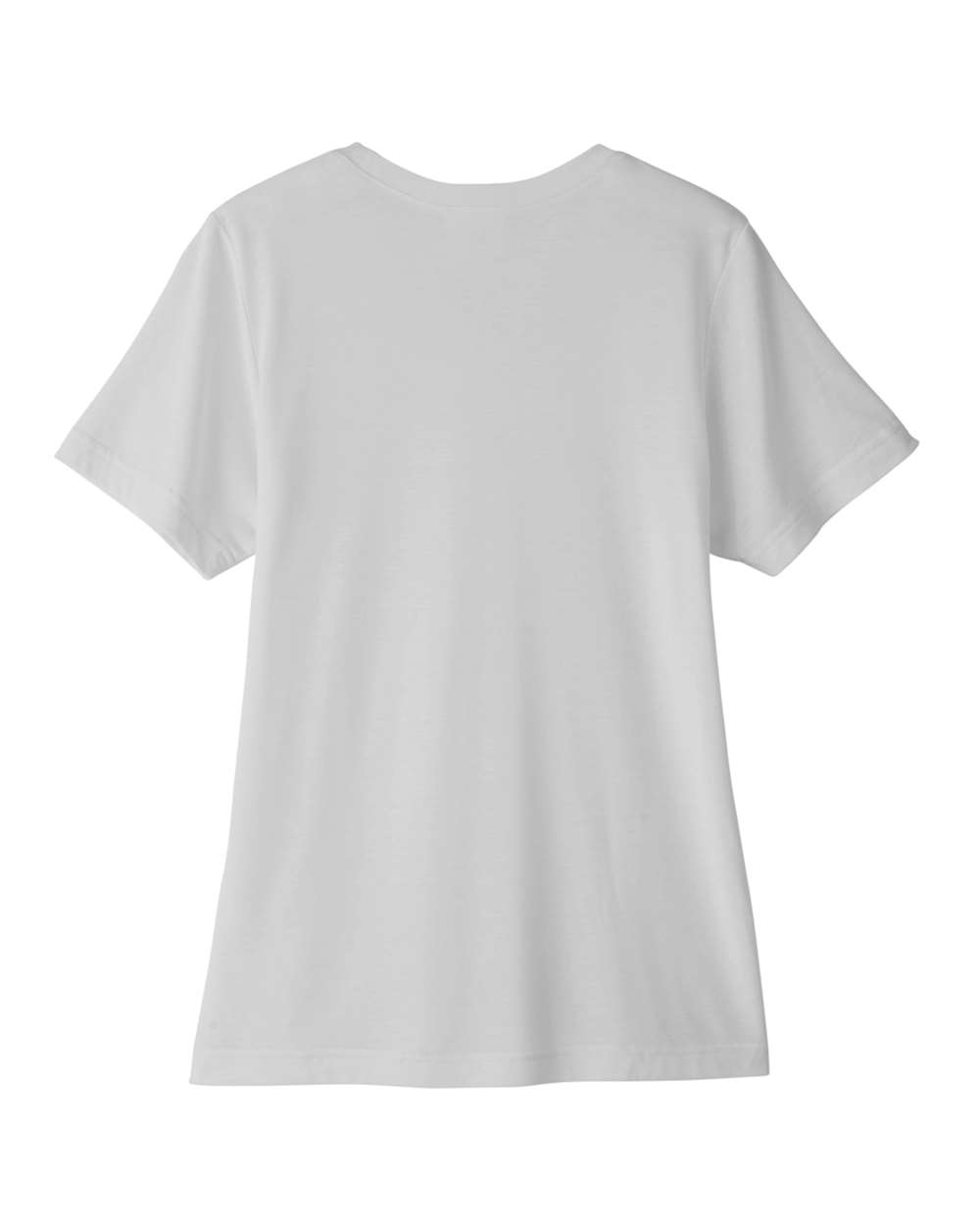 CORE365 CE111W Women's Fusion ChromaSoft™ Performance T-Shirt in Platinum, back