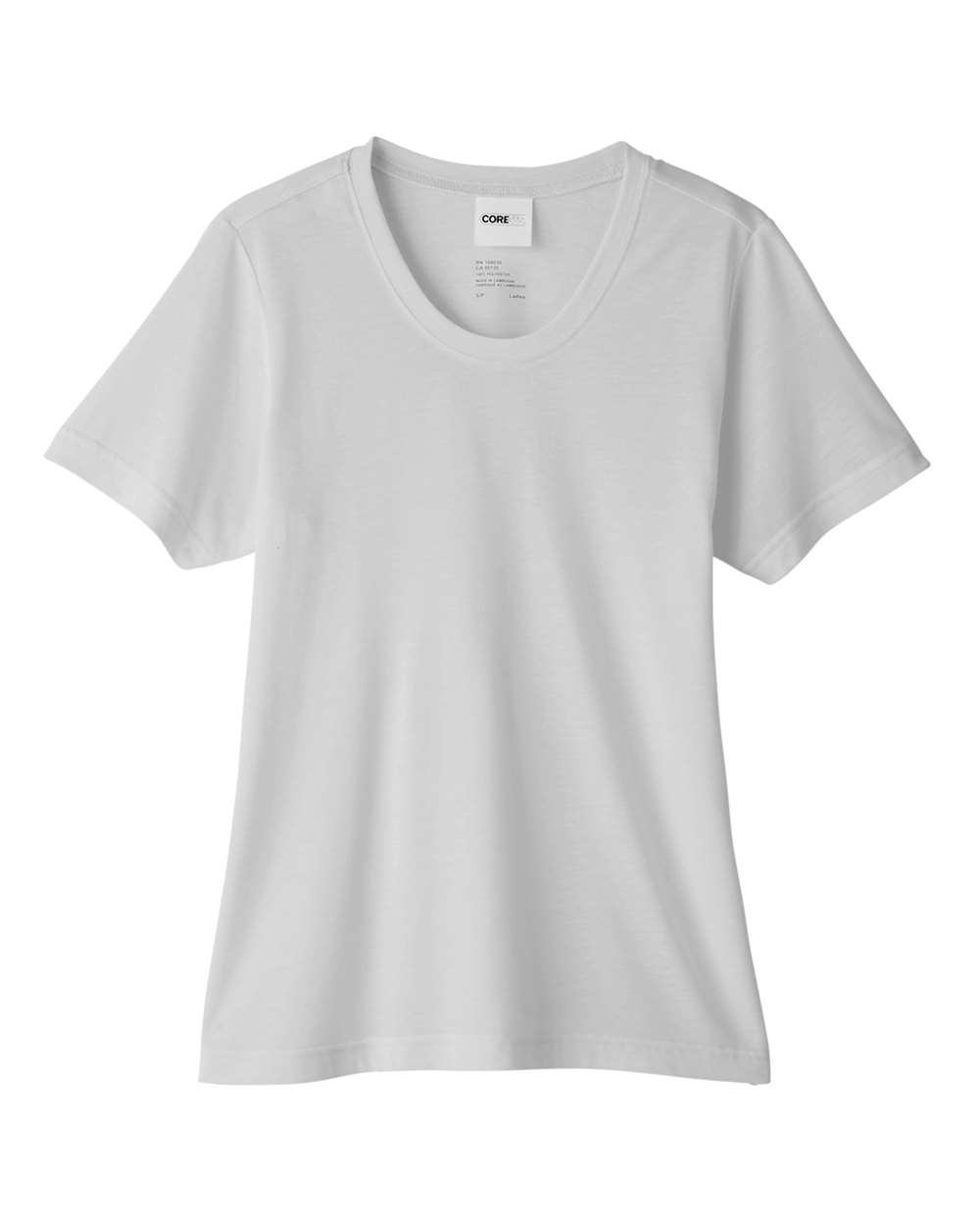 CORE365 CE111W Women's Fusion ChromaSoft™ Performance T-Shirt in Platinum