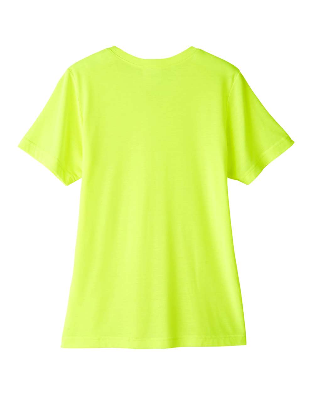 CORE365 CE111W Women's Fusion ChromaSoft™ Performance T-Shirt in Safety Yellow, back