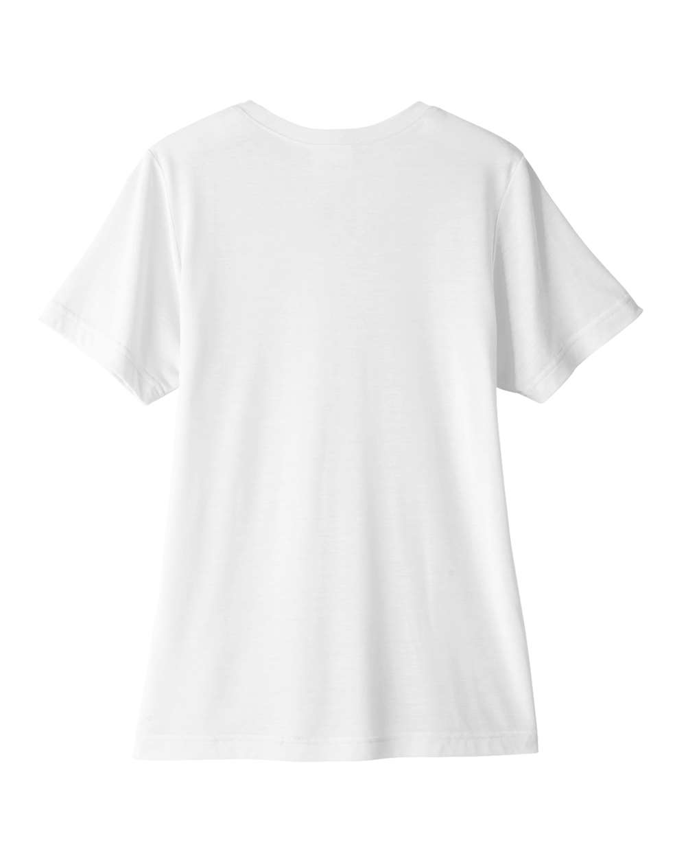 CORE365 CE111W Women's Fusion ChromaSoft™ Performance T-Shirt in White, back