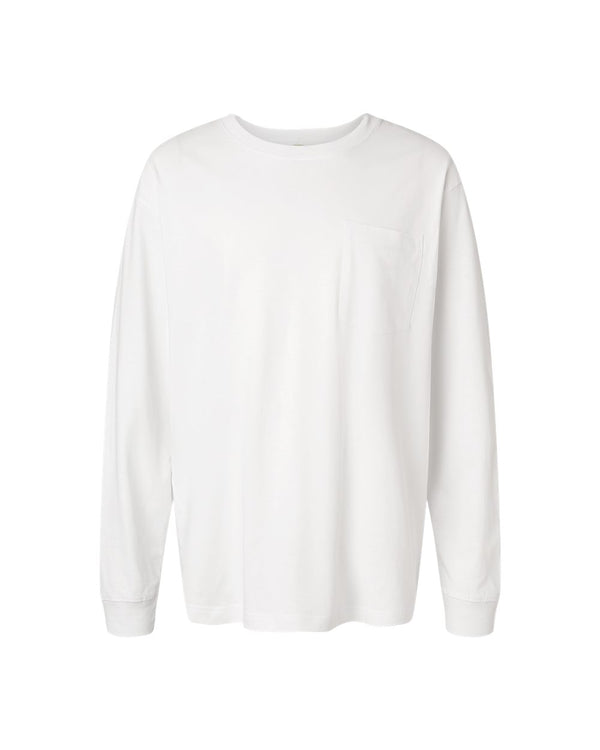 econscious EC1065 Unisex Reclaimist Fiber Long Sleeve Pocket T-Shirt