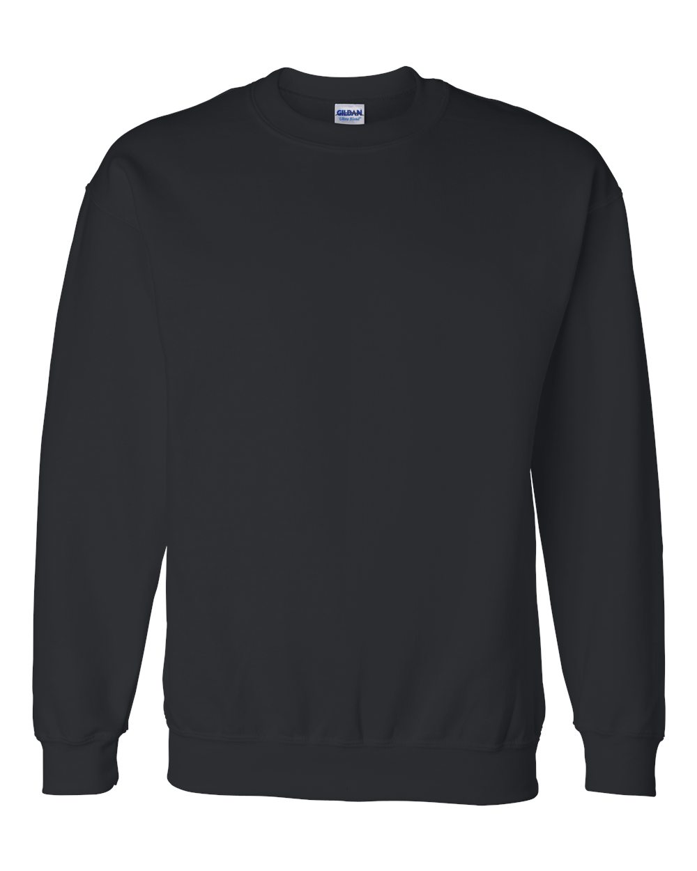 Gildan 12000 Unisex DryBlend® Crewneck Sweatshirt in Black