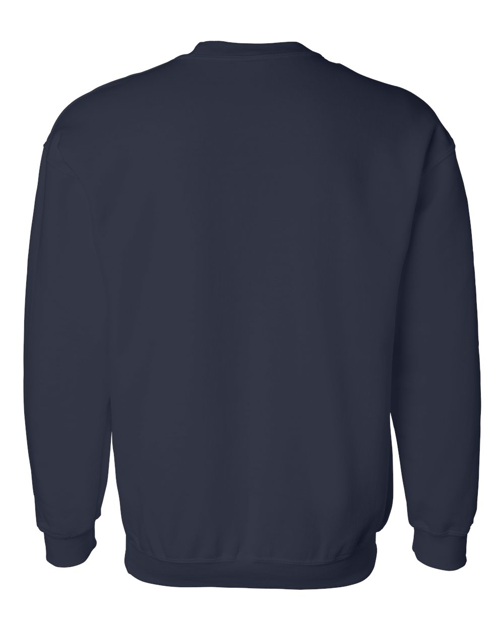 Gildan 12000 Unisex DryBlend® Crewneck Sweatshirt in Navy, back