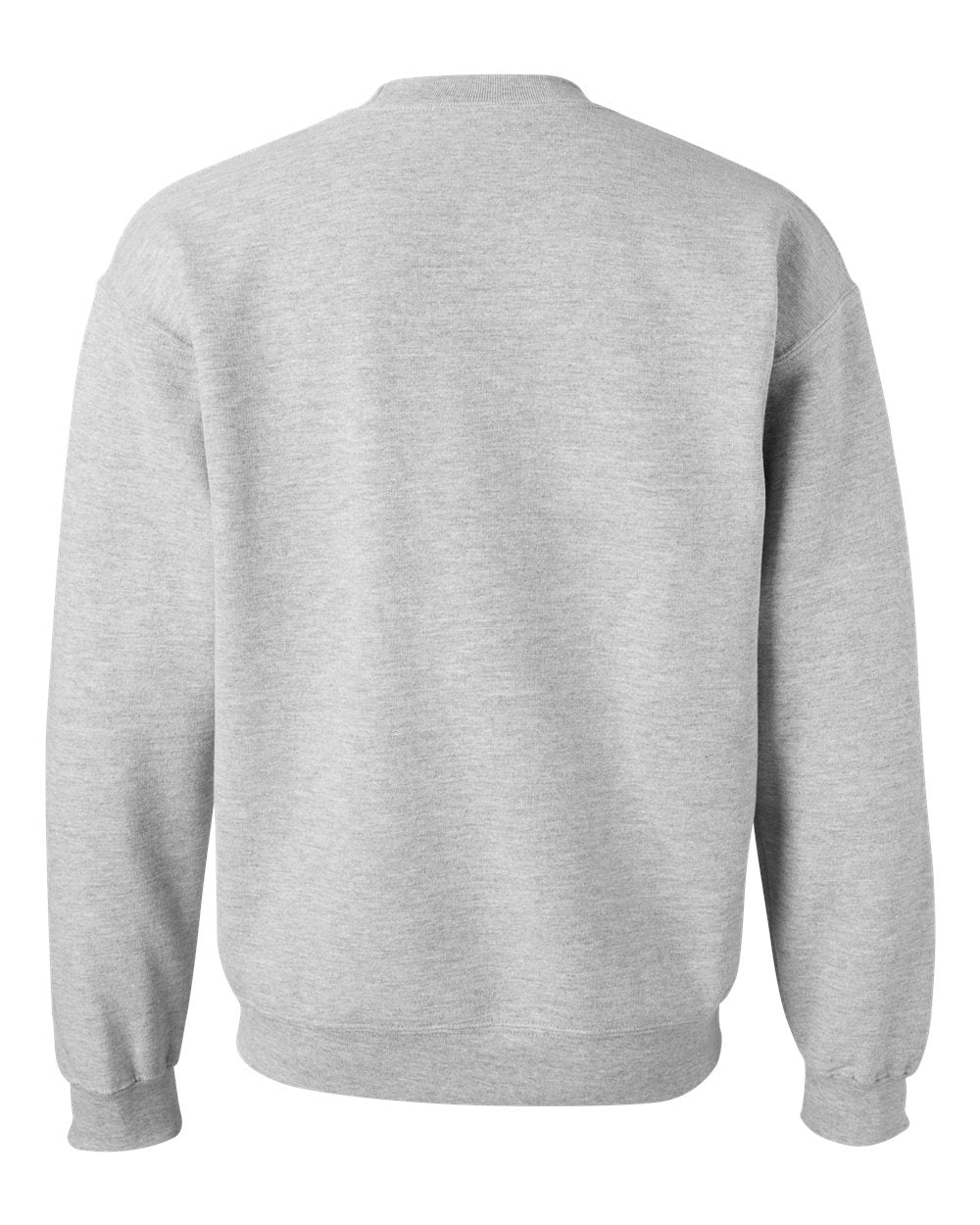 Gildan 12000 Unisex DryBlend® Crewneck Sweatshirt in Sport Grey, back