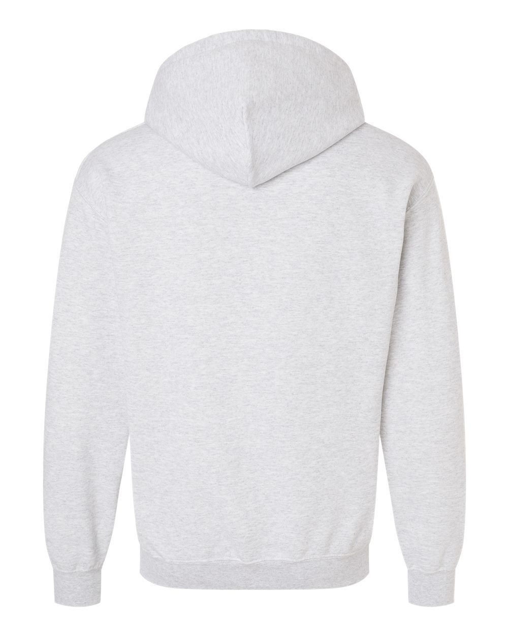Gildan 12500 Unisex DryBlend® Hooded Sweatshirt in Ash, back