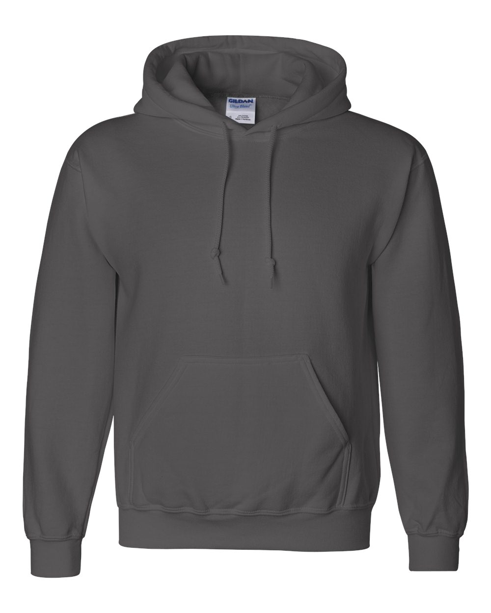 Gildan 12500 Unisex DryBlend® Hooded Sweatshirt in Charcoal