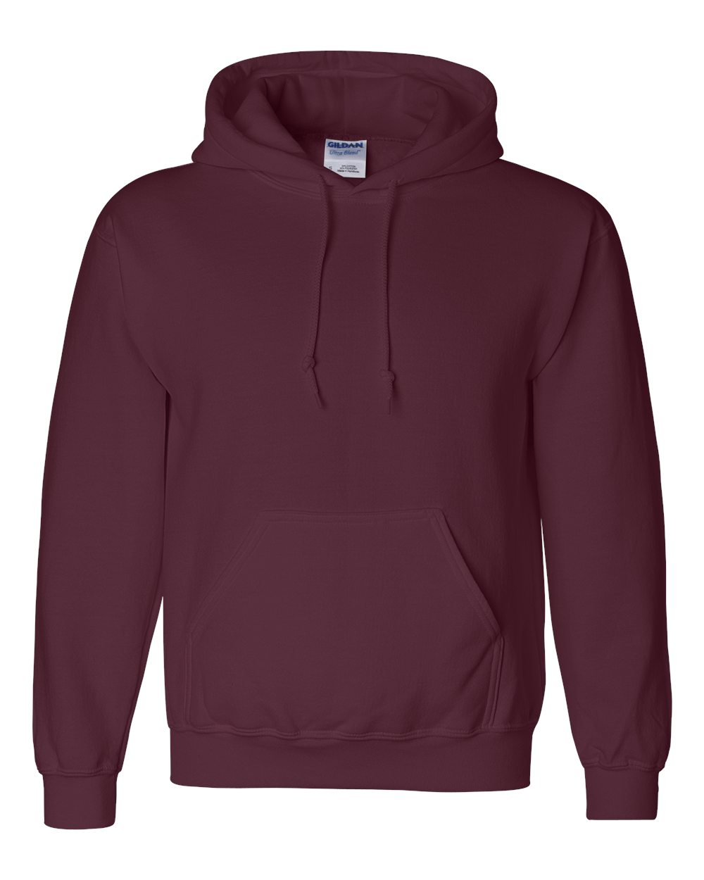Gildan 12500 Unisex DryBlend® Hooded Sweatshirt in Maroon