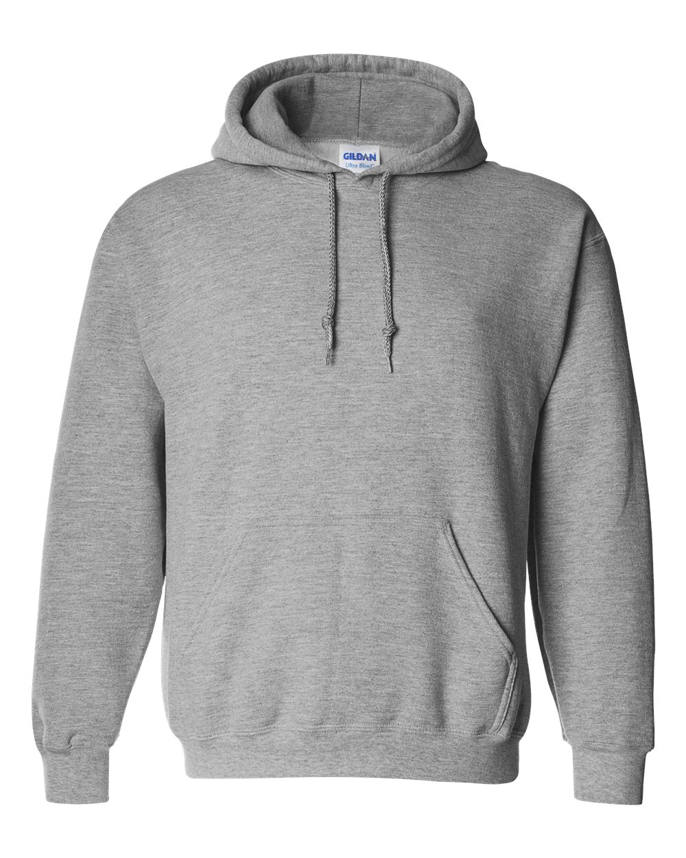 Gildan 12500 Unisex DryBlend® Hooded Sweatshirt in Sport Grey