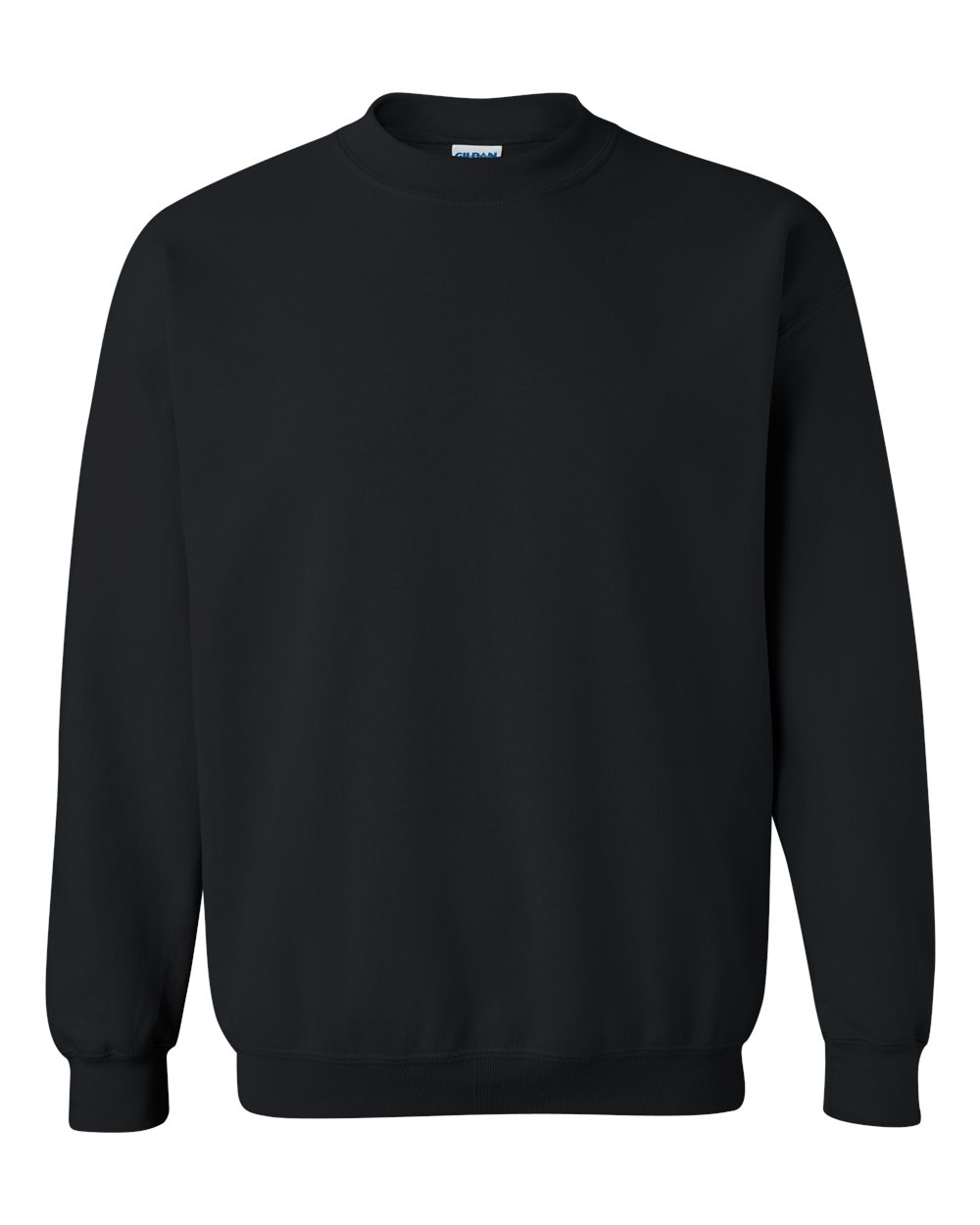 Gildan 18000 Unisex Heavy Blend™ Crewneck Sweatshirt in Black