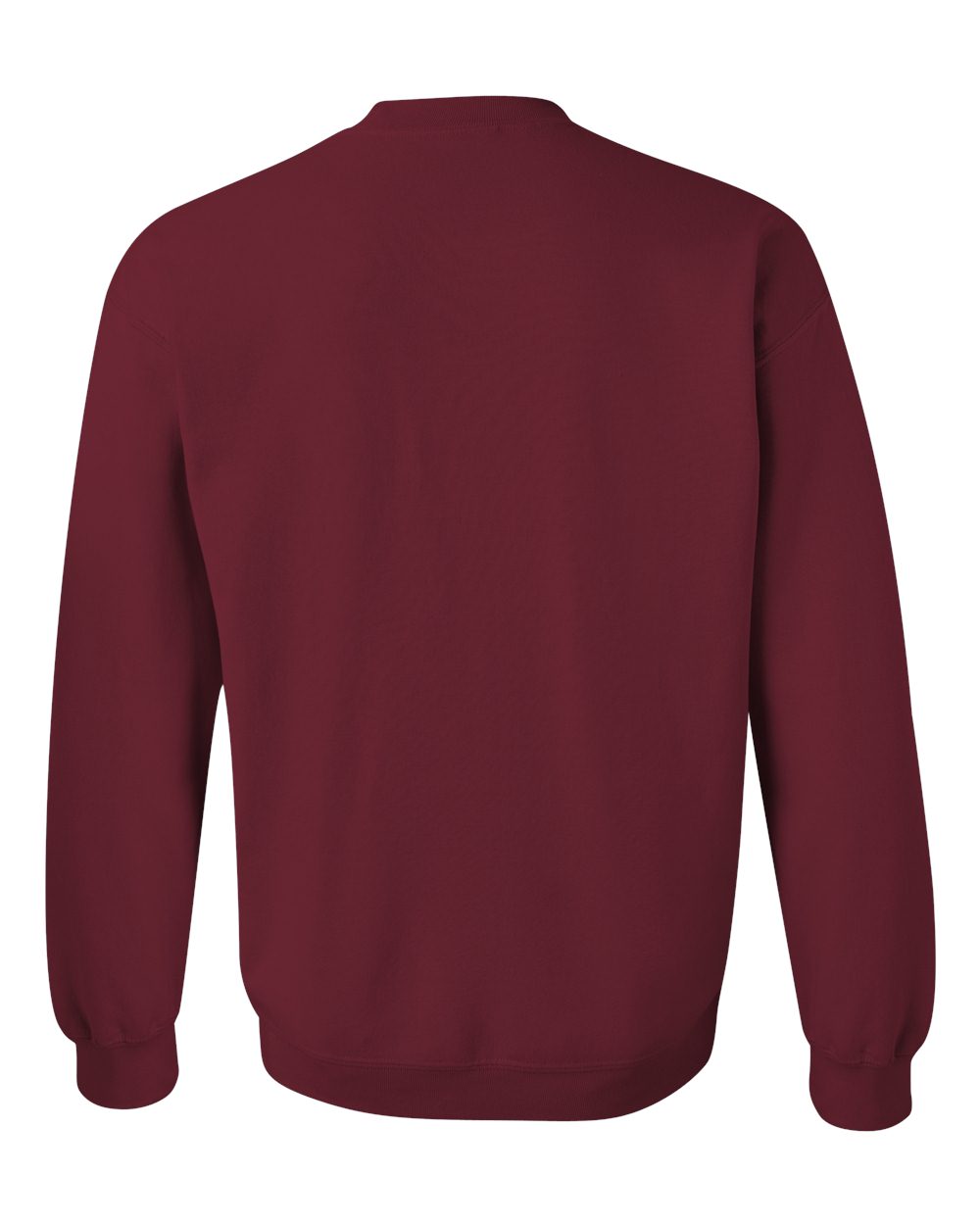 Gildan 18000 Unisex Heavy Blend™ Crewneck Sweatshirt in Garnet, back