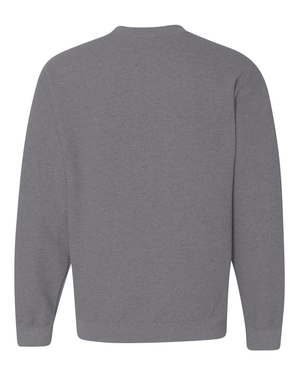 Gildan 18000 Unisex Heavy Blend™ Crewneck Sweatshirt in Graphite Heather, back