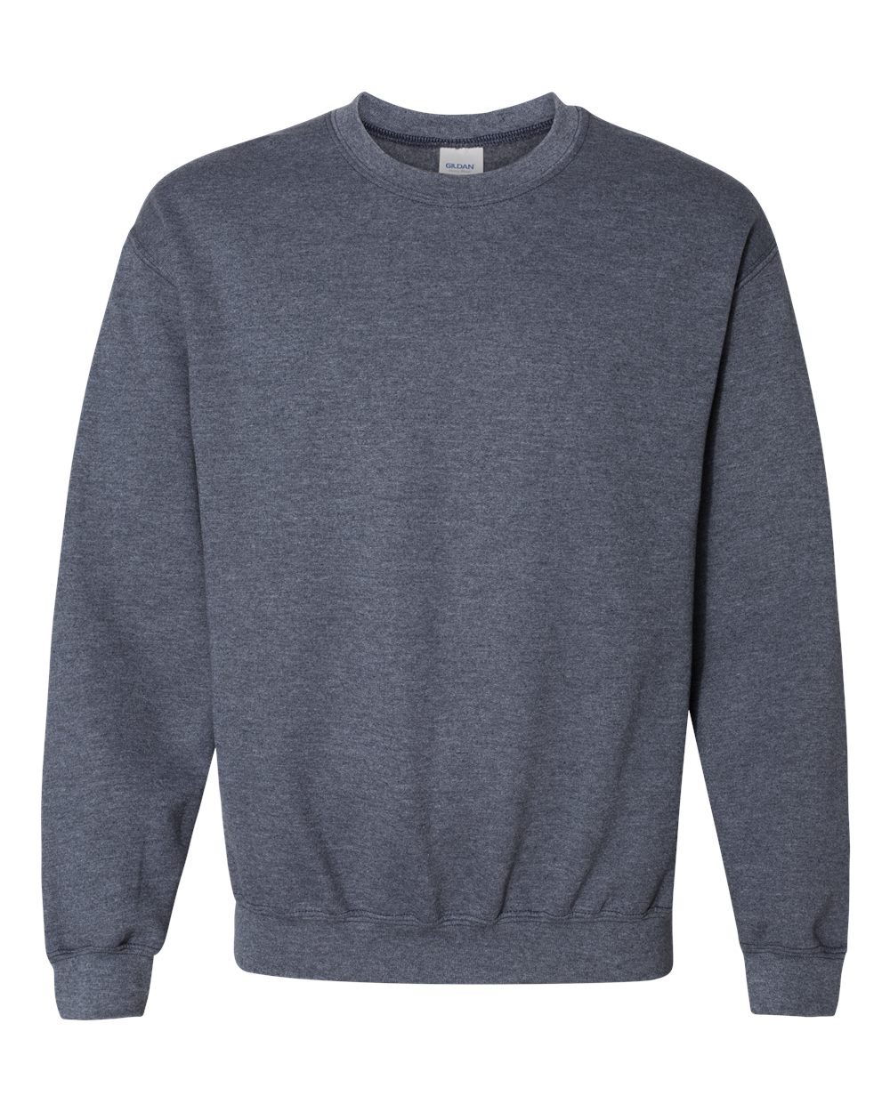 Gildan 18000 Unisex Heavy Blend™ Crewneck Sweatshirt in Heather Dark Navy