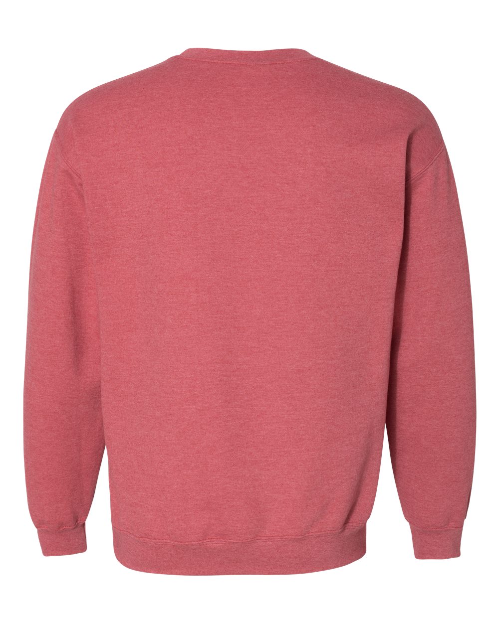 Gildan 18000 Unisex Heavy Blend™ Crewneck Sweatshirt in Heather Scarlet Red, back