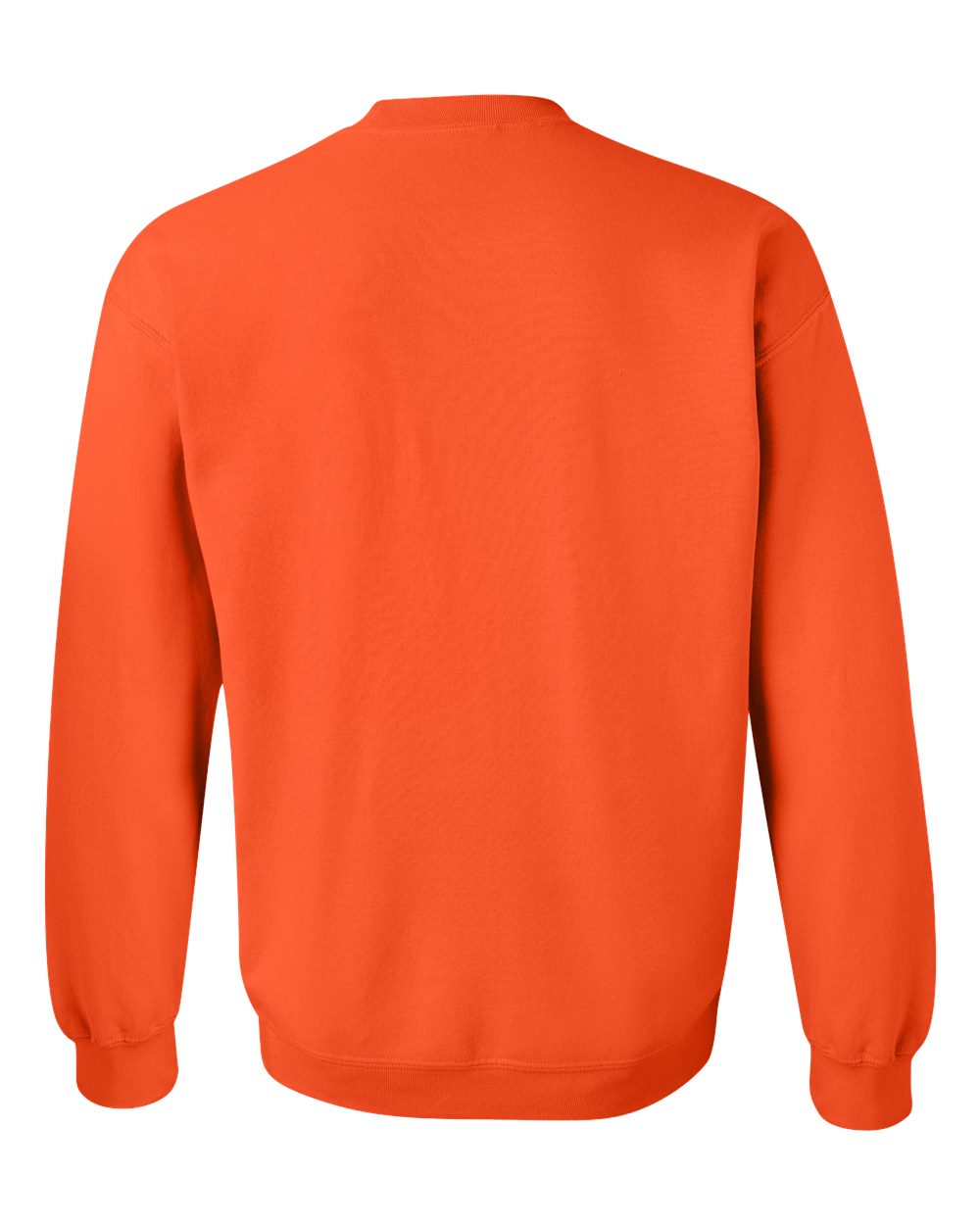 Gildan 18000 Unisex Heavy Blend™ Crewneck Sweatshirt in Orange, back