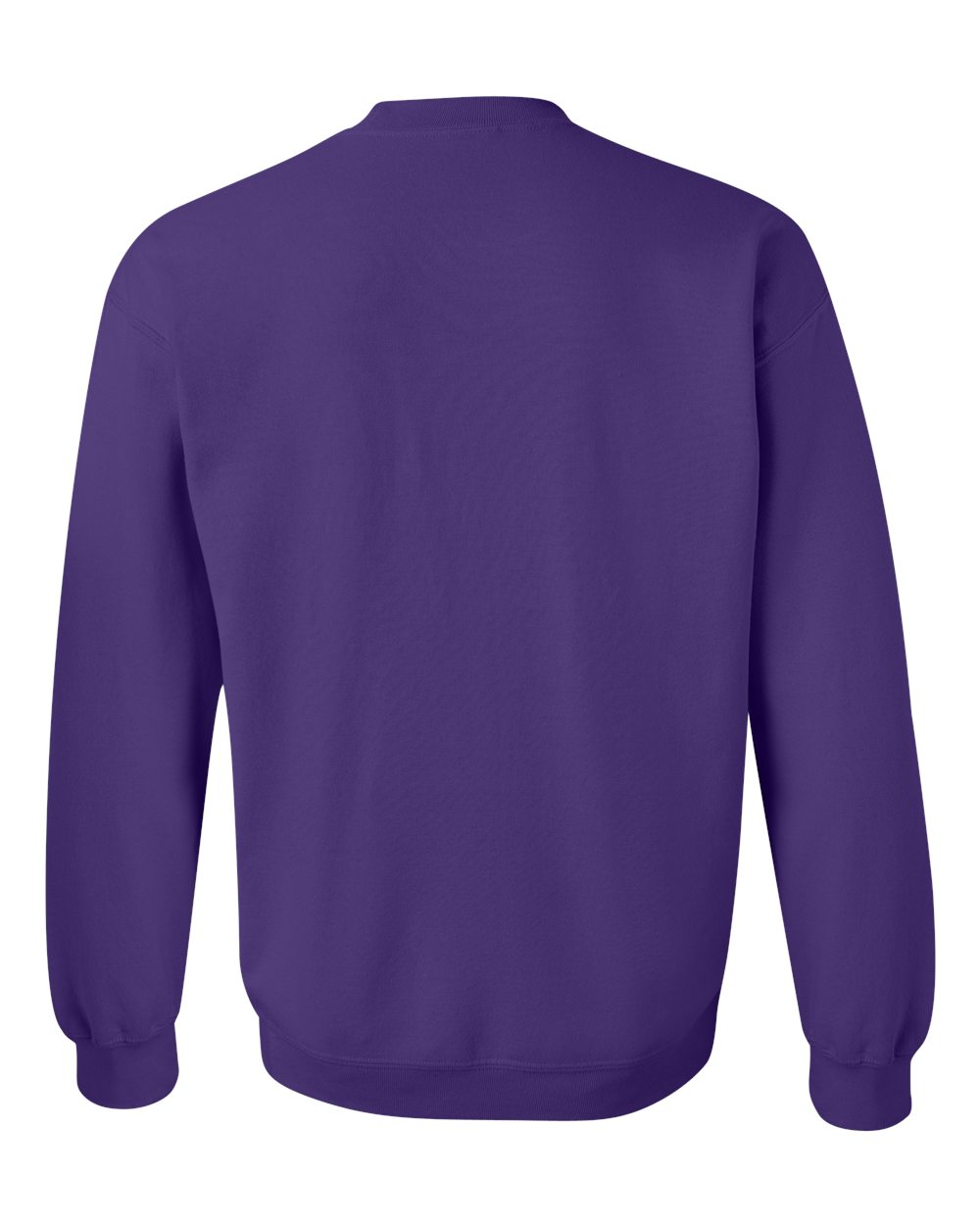 Gildan 18000 Unisex Heavy Blend™ Crewneck Sweatshirt in Purple, back