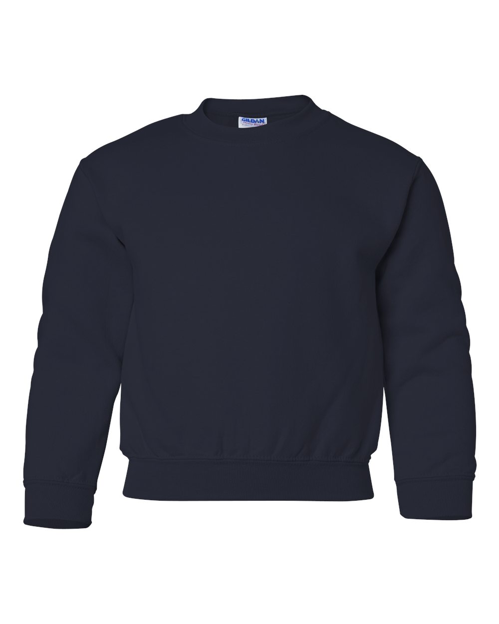 Gildan 18000B Youth Heavy Blend™ Crewneck Sweatshirt in Navy