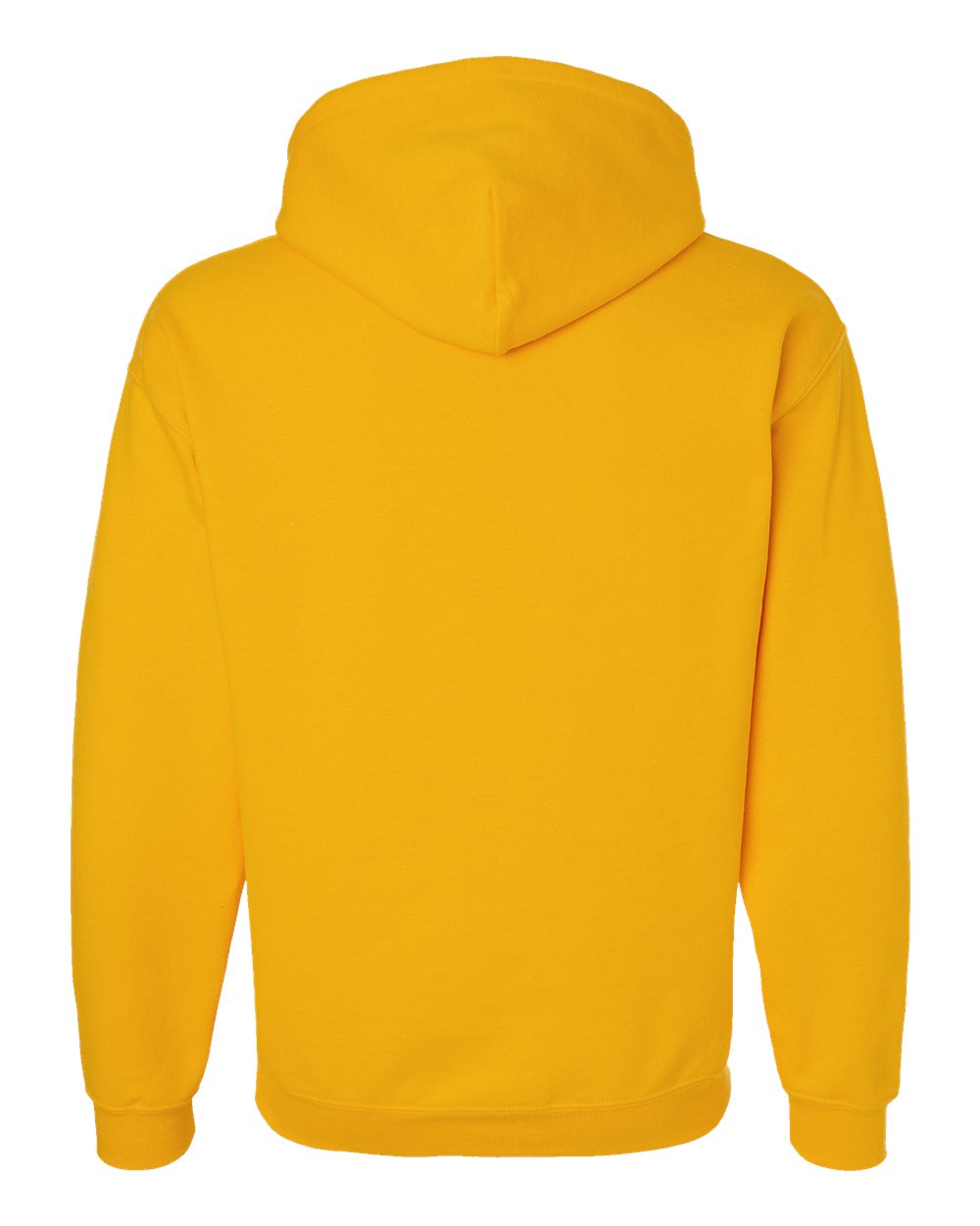 Gildan 18500 Unisex Heavy Blend™ Hooded Sweatshirt in Gold, back