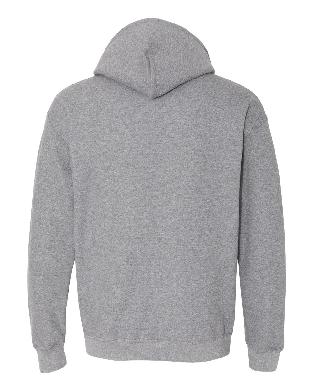 Gildan 18500 Unisex Heavy Blend™ Hooded Sweatshirt in Graphite Heather, back