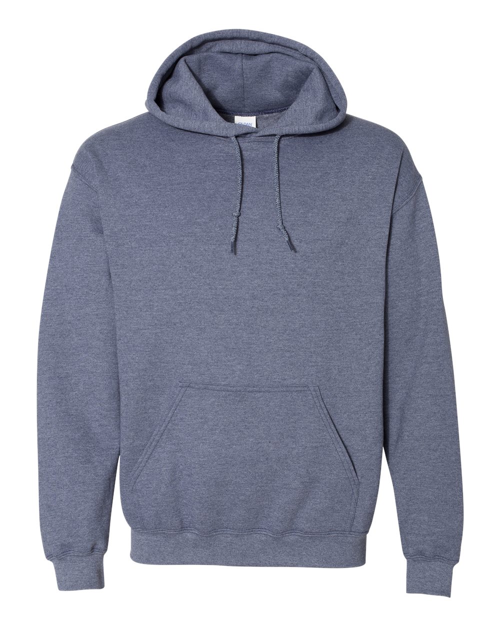 Gildan 18500 Unisex Heavy Blend™ Hooded Sweatshirt in Heather Dark Navy