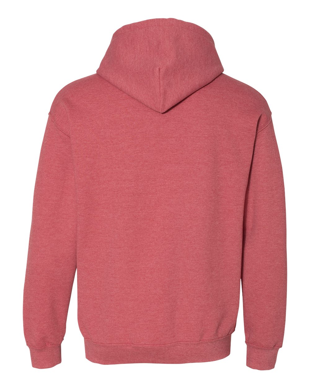 Gildan 18500 Unisex Heavy Blend™ Hooded Sweatshirt in Heather Scarlet Red, back