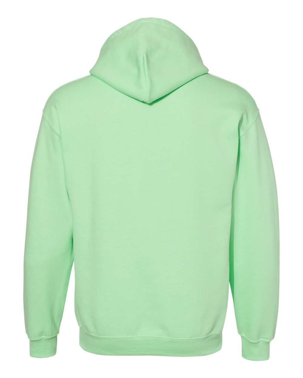 Gildan 18500 Unisex Heavy Blend™ Hooded Sweatshirt in Mint Green, back