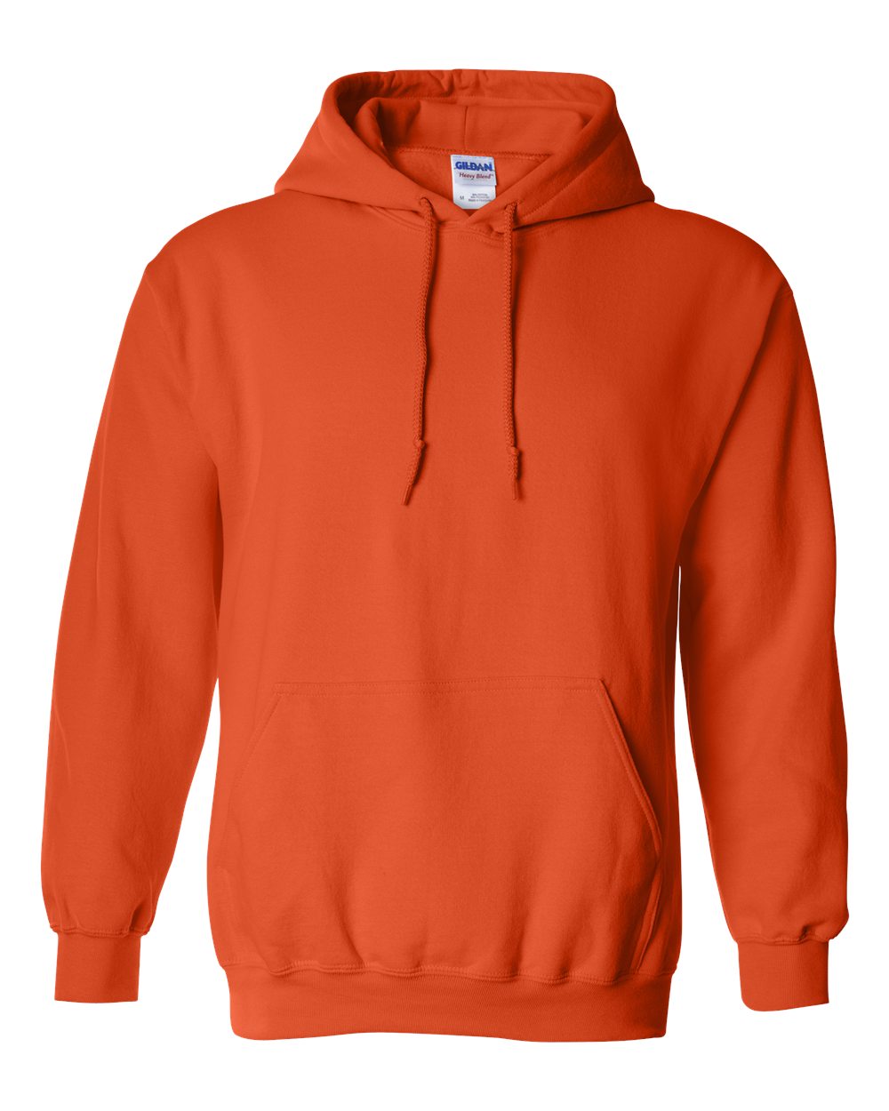 Gildan 18500 Unisex Heavy Blend™ Hooded Sweatshirt in Orange