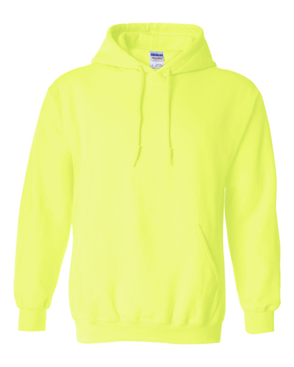 Gildan 18500 Unisex Heavy Blend™ Hooded Sweatshirt in Safety Green