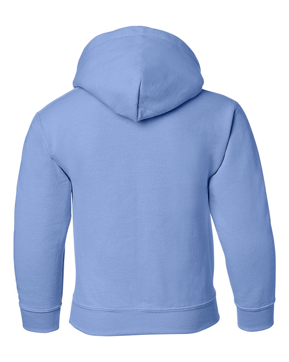 Gildan 18500B Youth Heavy Blend™ Hooded Sweatshirt in Carolina Blue, back